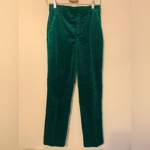 Zara velvet emerald pants
